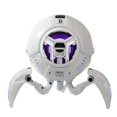 GravaStar Mars Pro Bluetooth 5.0 Speaker With Bass Boost And Stereo Sound - White